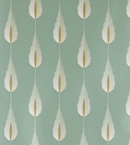 Plato Wallpaper by Jane Churchill Aqua