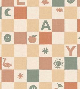 Play Wallpaper by Eijffinger Peach/Blue