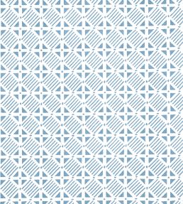 Plaza Fabric by Thibaut French Blue