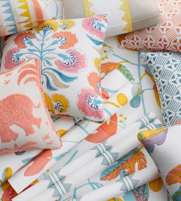 Plaza Fabric by Thibaut Black