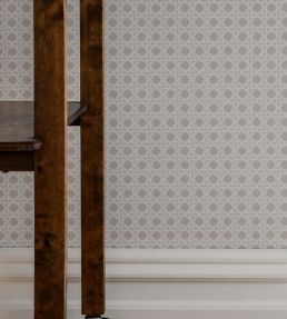 Please Have A Seat Wallpaper by Langelid Von Bromssen Silver Grey