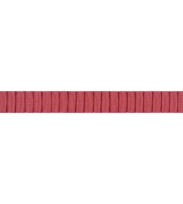 Pleated Tape Trimming by Thibaut Cranberry
