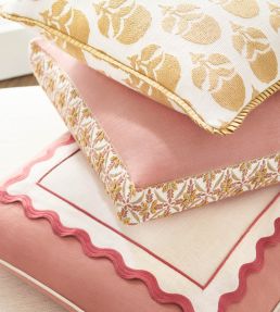 Pleated Tape Trimming by Thibaut Soft Gold
