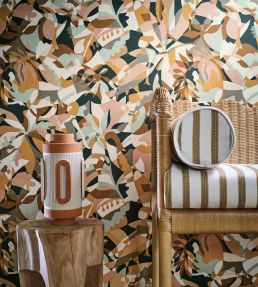 Plongeon Wallpaper by Casamance Ocre/Nude