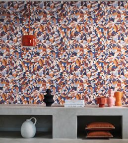 Plongeon Wallpaper by Casamance Ocre/Nude