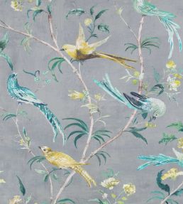 Pluma Fabric by Romo Jade