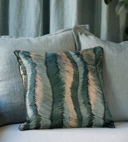 Plumage Fabric by Lizzo Peacock