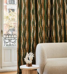 Plumage Fabric by Lizzo Peacock