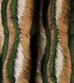 Plumage Fabric by Lizzo Parakeet