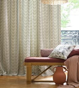 Plumeria Fabric by Camengo Ocre