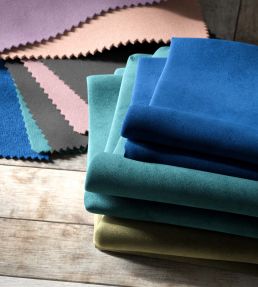 Plush Velvet Fabric by Warwick Fjord