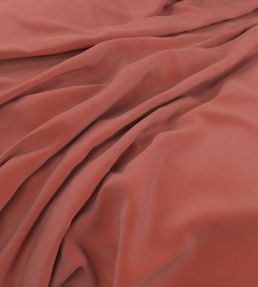Plush Velvet FR Fabric by Warwick Coral