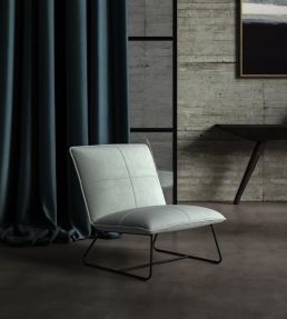 Plush Velvet Fabric by Warwick French Grey