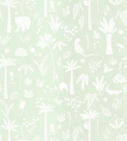 Poetic Jungle Wallpaper by Casadeco Bleu Lagon
