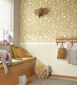 Poetic Jungle Wallpaper by Casadeco Olive