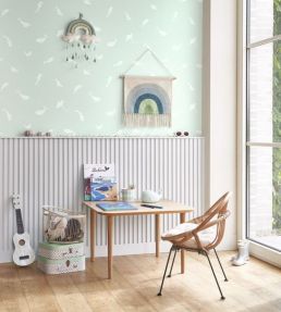 Poetic Sea Wallpaper by Casadeco Bleu Doux