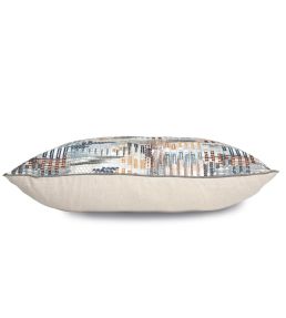 Point De Vue Cushion 40 x 60cm by Maison Casamance Orage Orange Brûlee