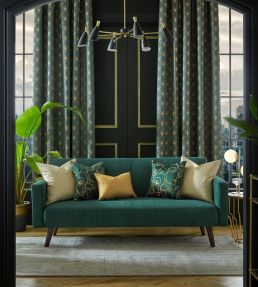 Poiret Fabric by Ashley Wilde Sapphire