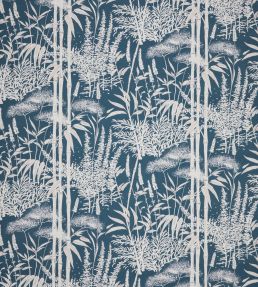 Poiteau Fabric by Nina Campbell Navy