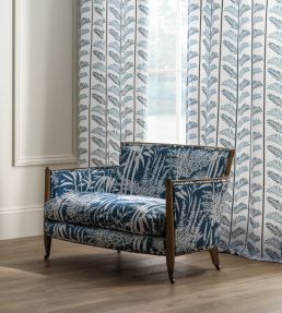 Poiteau Fabric by Nina Campbell Blue