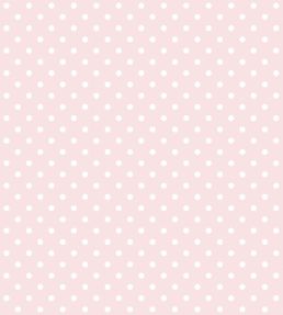 Polka Dot Wallpaper by Today Interiors Pink