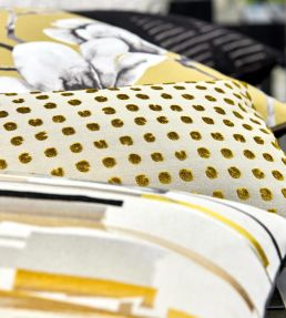 Polka Fabric by Harlequin Mustard Neutral