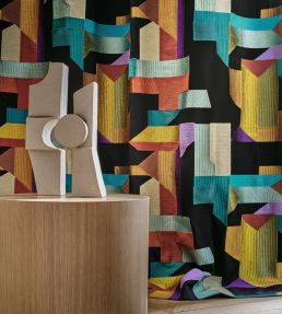 Polychromie Fabric by Casamance Acajou acier