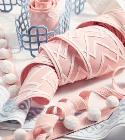 Pom Pom Tape Trimming by Thibaut Linen