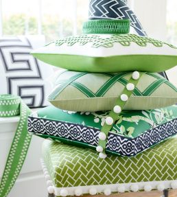 Pom Pom Tape Trimming by Thibaut Linen