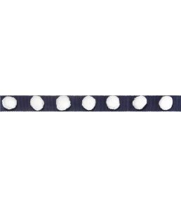Pom Pom Tape Trimming by Thibaut Navy