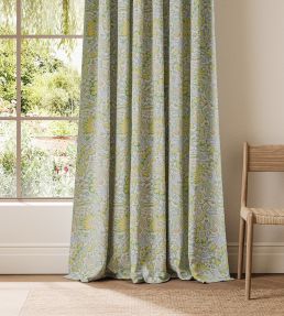 Pomona Fabric by Scion Buttercup/Cornflower