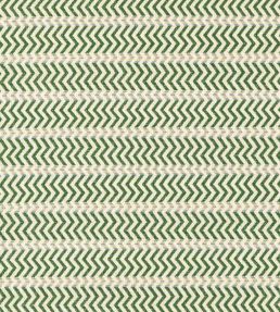 Pomona Zigzag Fabric by Scion Kelly Green/Cornflower