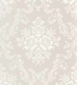 Pompadour Wallpaper by Casadeco Gris Perle