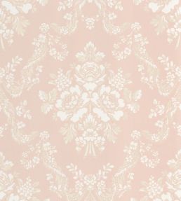 Pompadour Wallpaper by Casadeco Rose Poudre