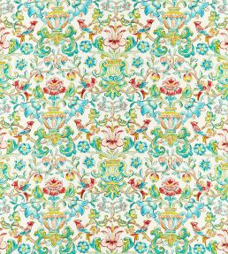 Pompadour Print Fabric by Zoffany Multi