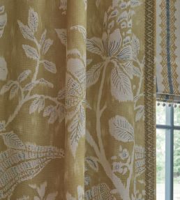 Pondicherry Fabric by Nina Campbell Yellow