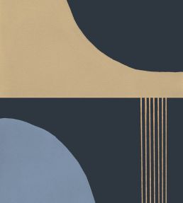 Pop Art Wallpaper by Casadeco Encre/Orange
