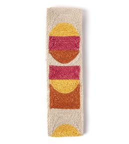 Pop Art Border Trimming by Christopher Farr Cloth Orange