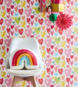 Pop Hearts Wallpaper by Ohpopsi Tutti Frutti