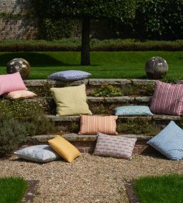 Shell Grotto Outdoor Fabric by Fermoie Yellow