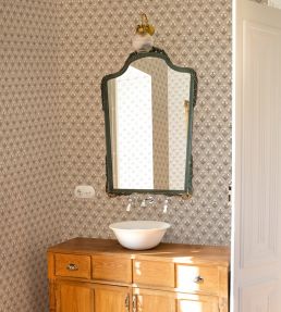Poppy Wallpaper by Coordonne Taupe