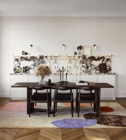 Layered Poppy Kalas Magical Garden rug Beige PKMG140200 Beige