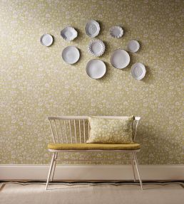 Poppy Meadow in Landsdowne Linen Fabric by Liberty Fennel