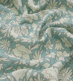 Poppy Meadow in Landsdowne Linen Fabric by Liberty Lichen