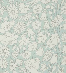 Poppy Meadow Wallpaper by Liberty Salvia