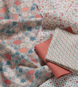 Poppy Meadowfield Fabric by Liberty Lichen