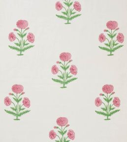 Poppy Fabric by Molly Mahon Rose/Grass