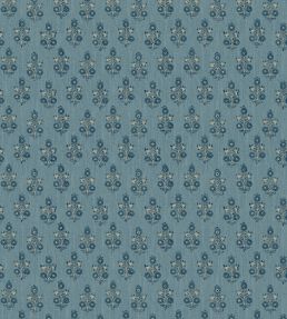 Poppy Sprig Wallpaper by GP & J Baker Blue