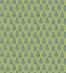 Poppy Sprig Wallpaper by GP & J Baker Green/Blue