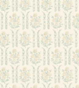 Poppyfield Fabric by Madeaux 01 Pale Ocean